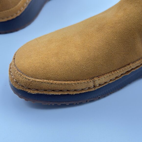 Chaco Paonia Chelsea Boots Caramel Brown Suede Upper Waterproof Women's 8 - Picture 6 of 10